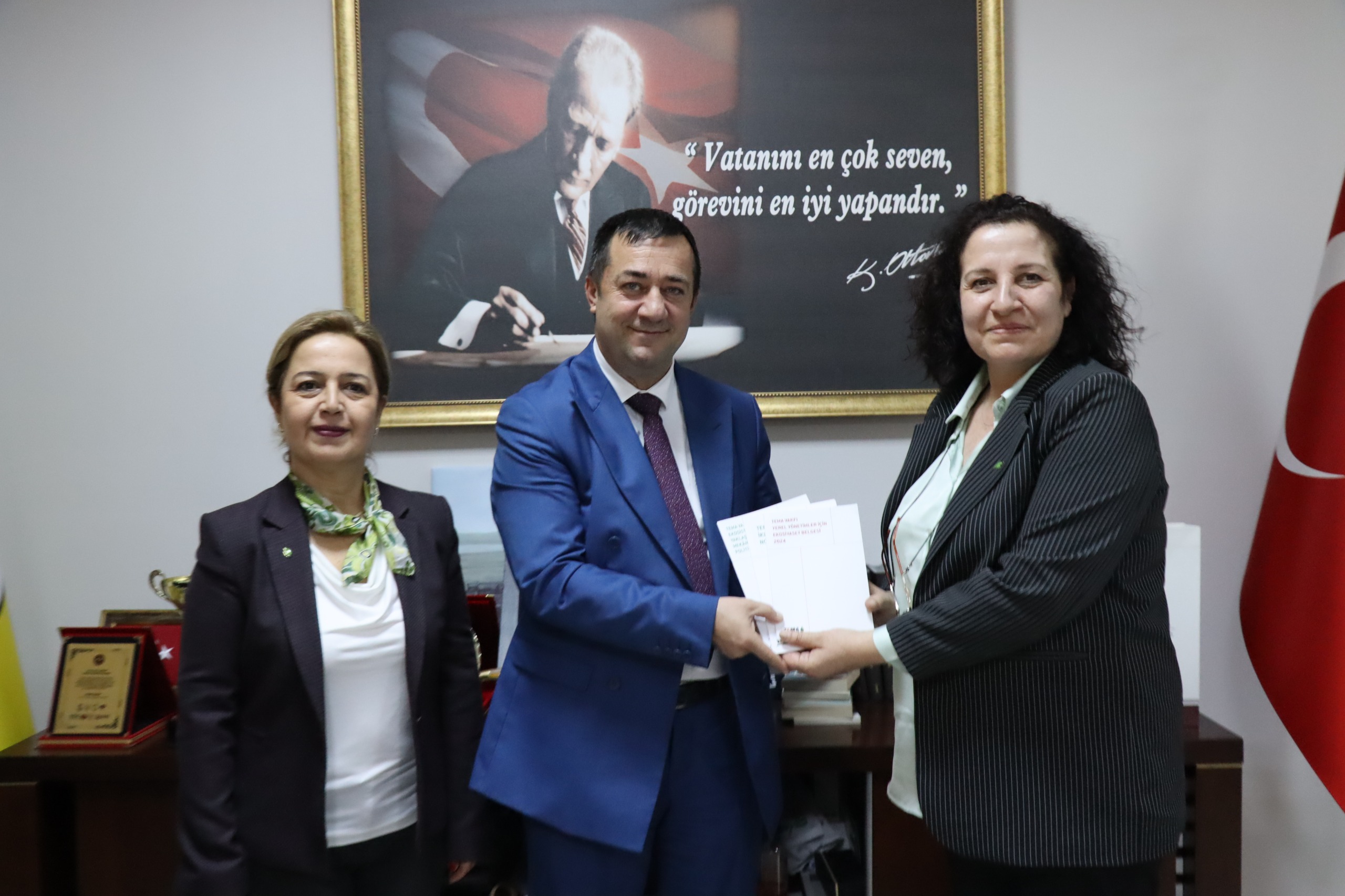 TEMA YALOVA’DAN YENİ SEÇİLEN BELEDİYE BAŞKANLARINA NEZAKET ZİYARETİ