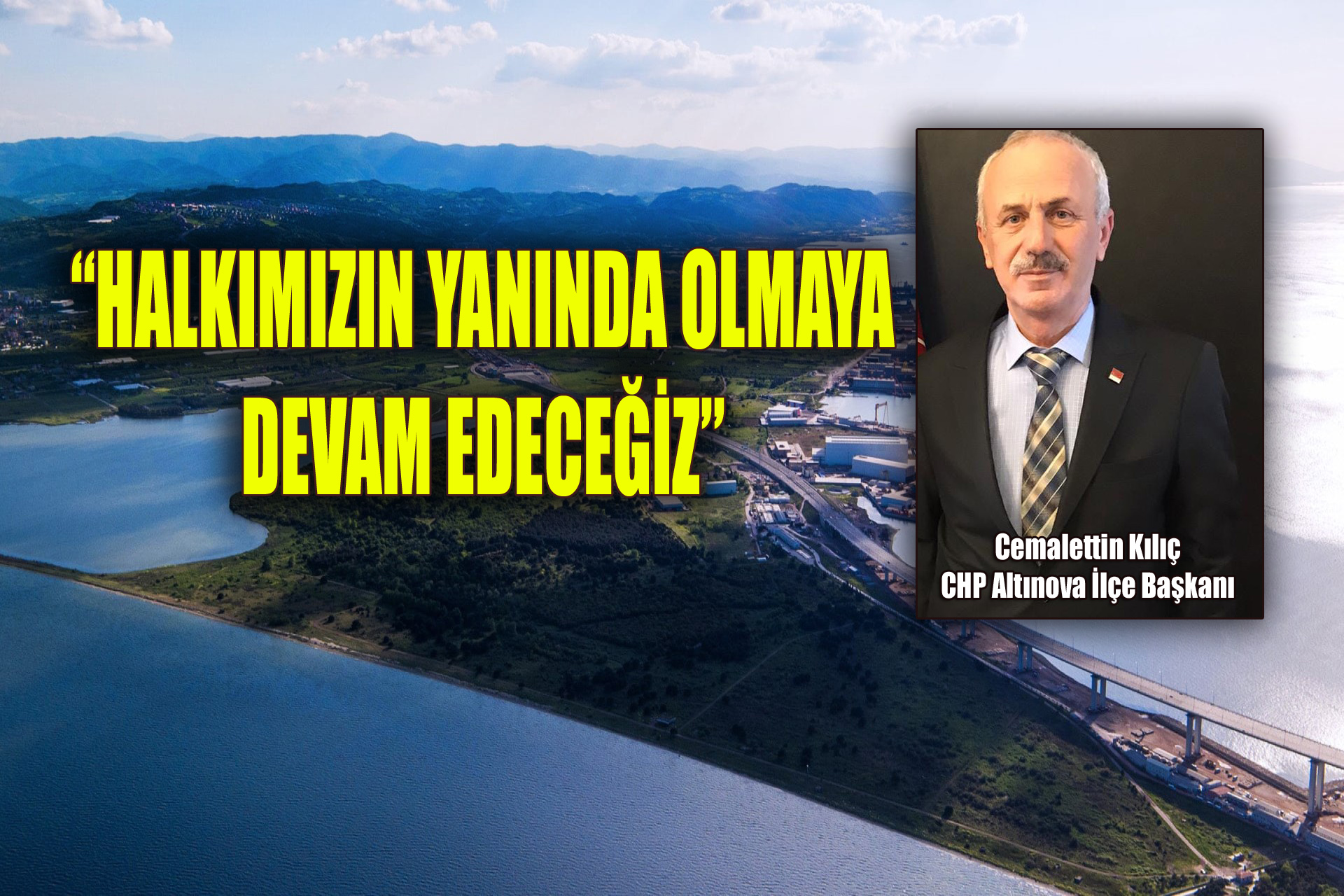BAŞKAN KILIÇ:”TEŞKİLATLARIMIZA TEŞEKKÜR EDERİM”