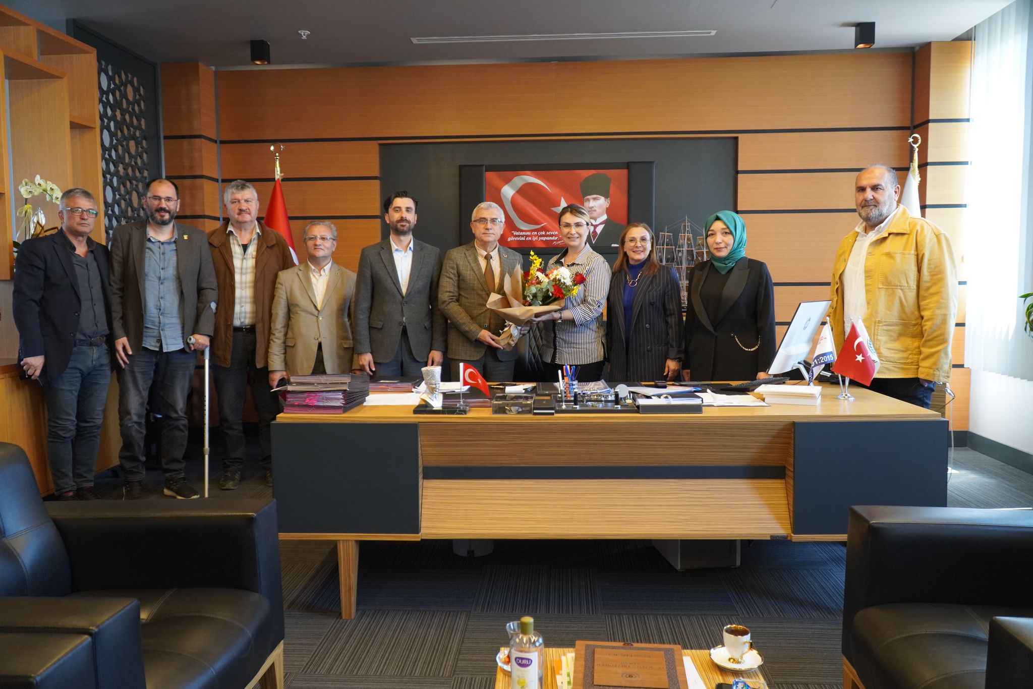 YALOVA KENT KONSEYİ, BAŞKAN FAZLACA’YI ZİYARET ETTİ