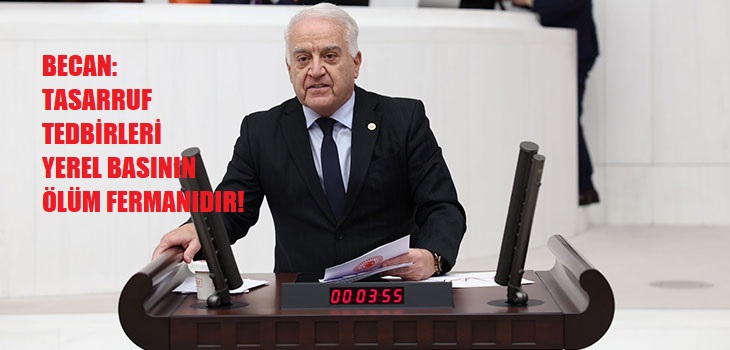 VEKİL BECAN:“BASKIYI KALDIRIN”