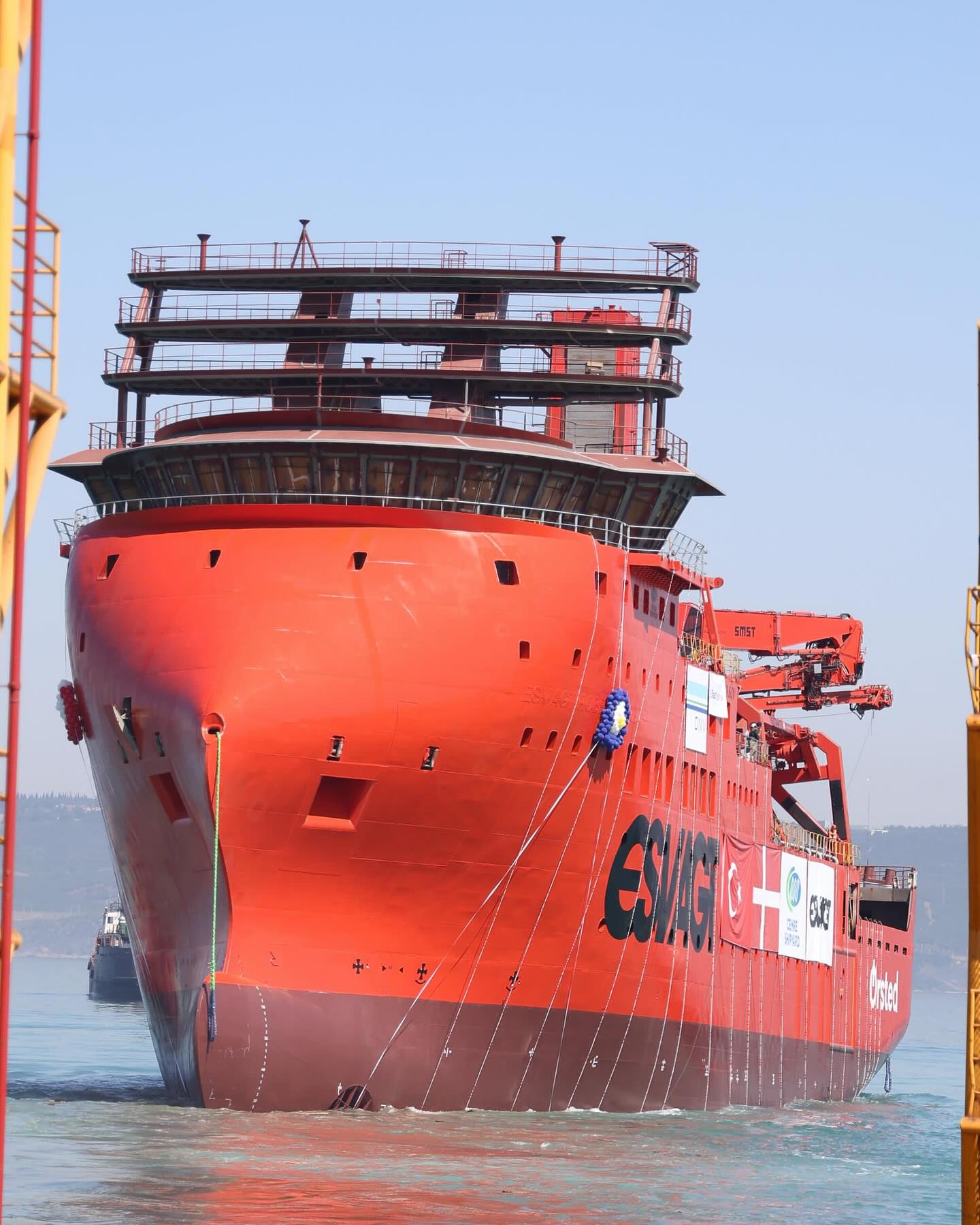 DÜNYADA İLK! ÇEVRE DOSTU GEMİ YALOVA’DA DENİZE İNDİRİLDİ