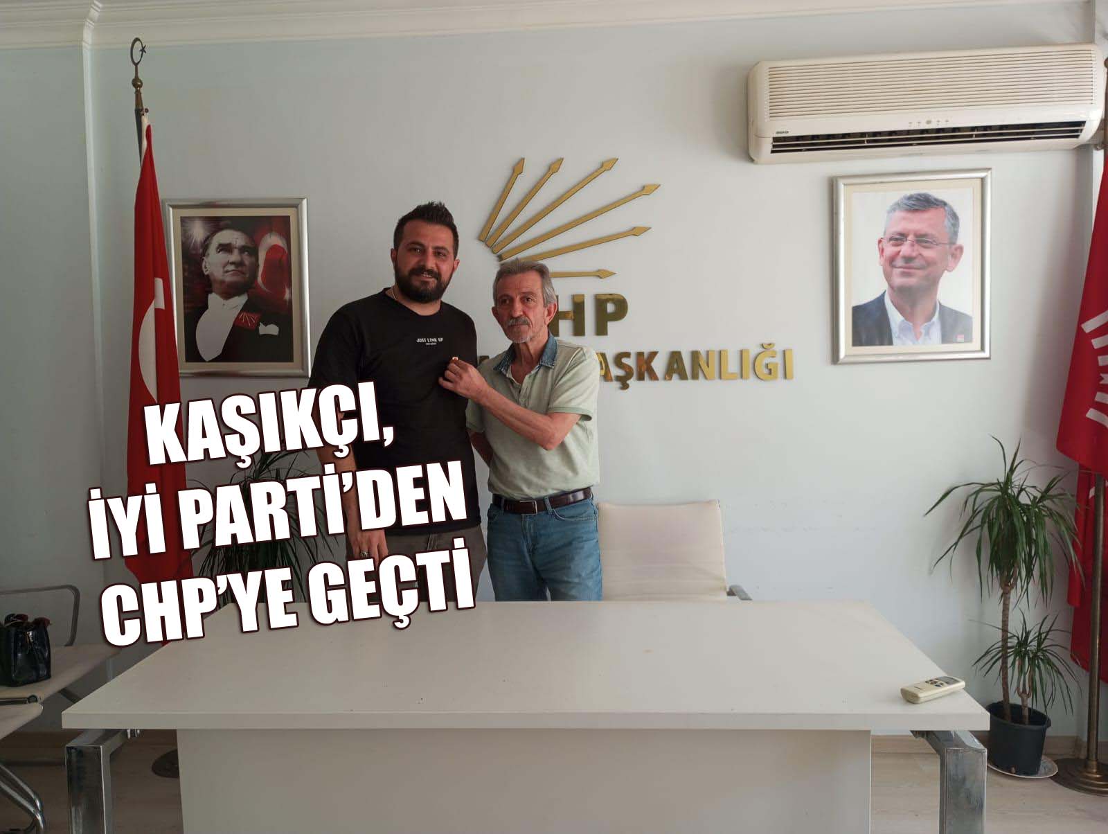 KAŞIKÇI ROZETİ TAKTI!