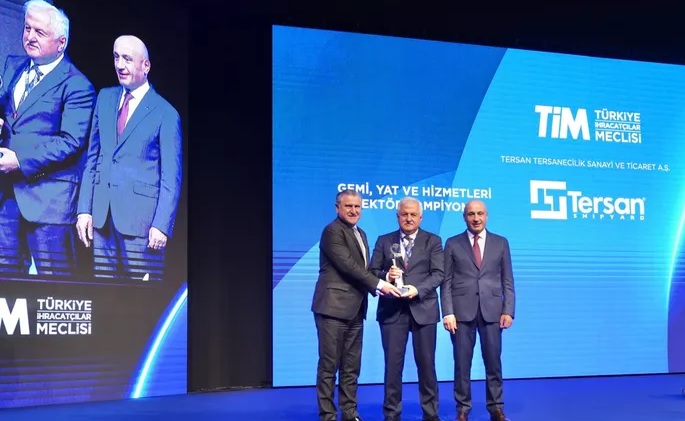 SEKTÖRÜN İHRACAT ŞAMPİYONU “TERSAN TERSANESİ” OLDU