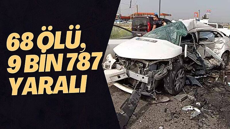 BAYRAM TATİLİNDE KAZA BİLANÇOSU AÇIKLANDI