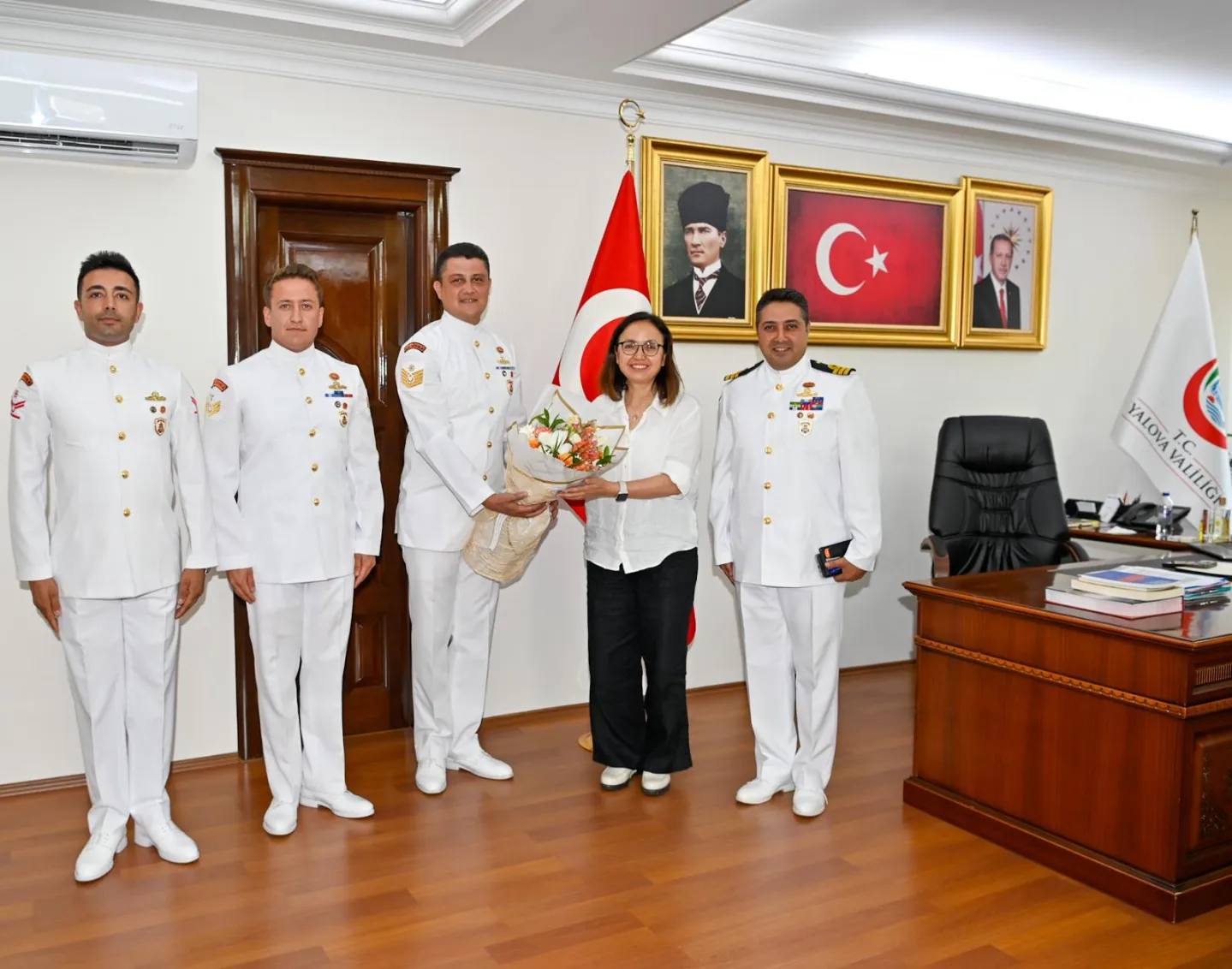 SAHİL GÜVENLİKTEN VALİ KAYA’YA ZİYARET