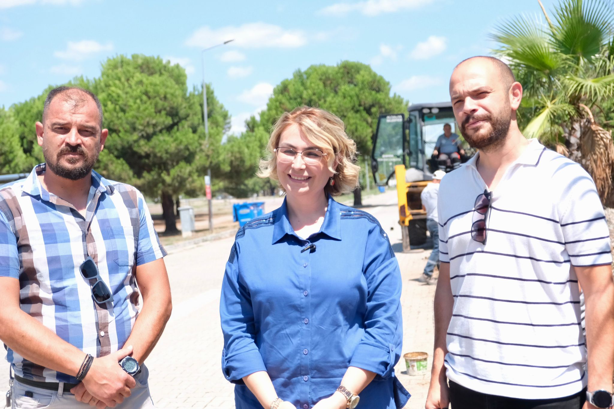 HERSEK PLAJINDA ALT YAPI ÇALIŞMALAR BAŞLADI