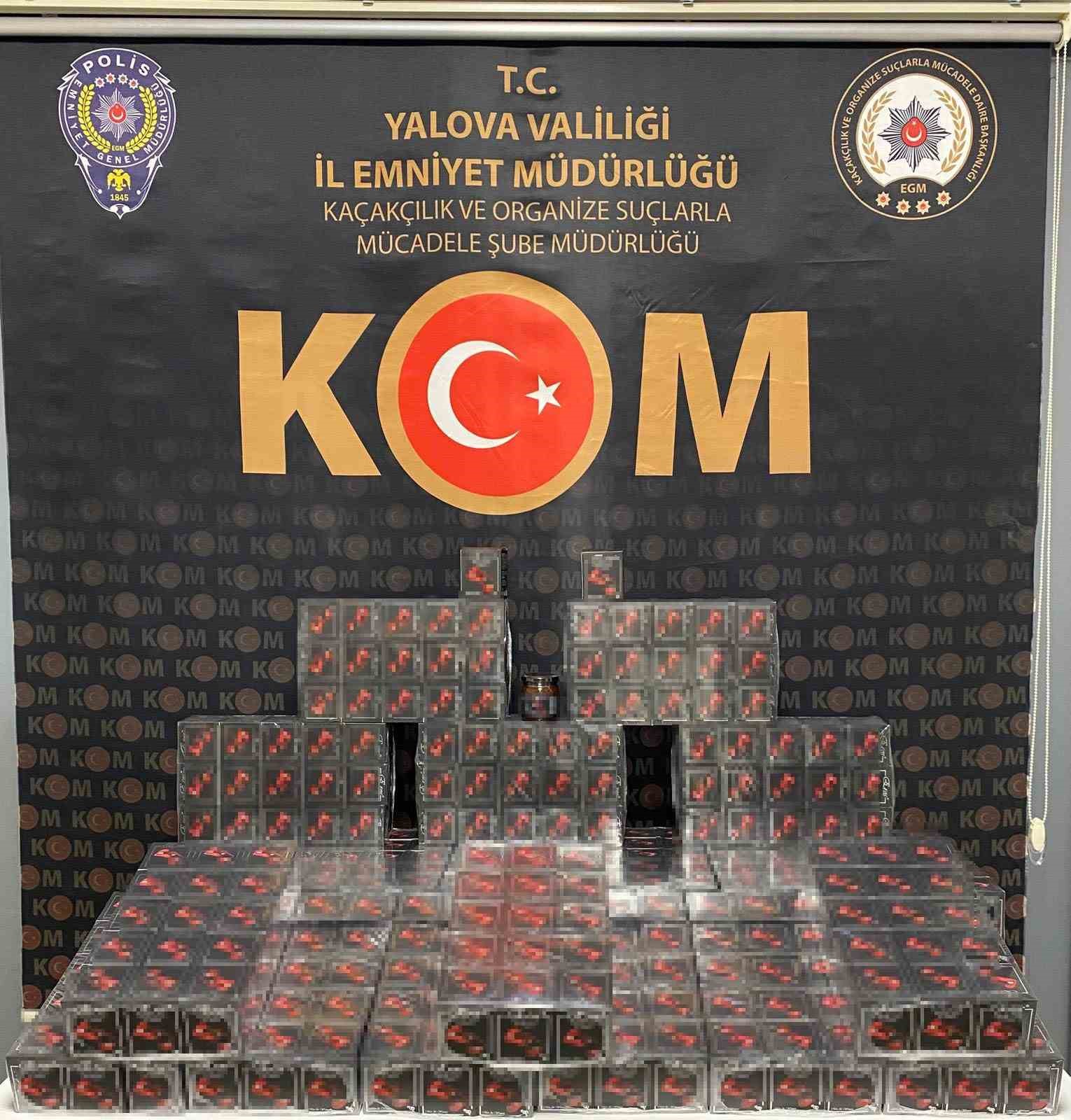 YALOVA’DA 90 KİLO BİTKİSEL MACUN ELE GEÇİRİLDİ