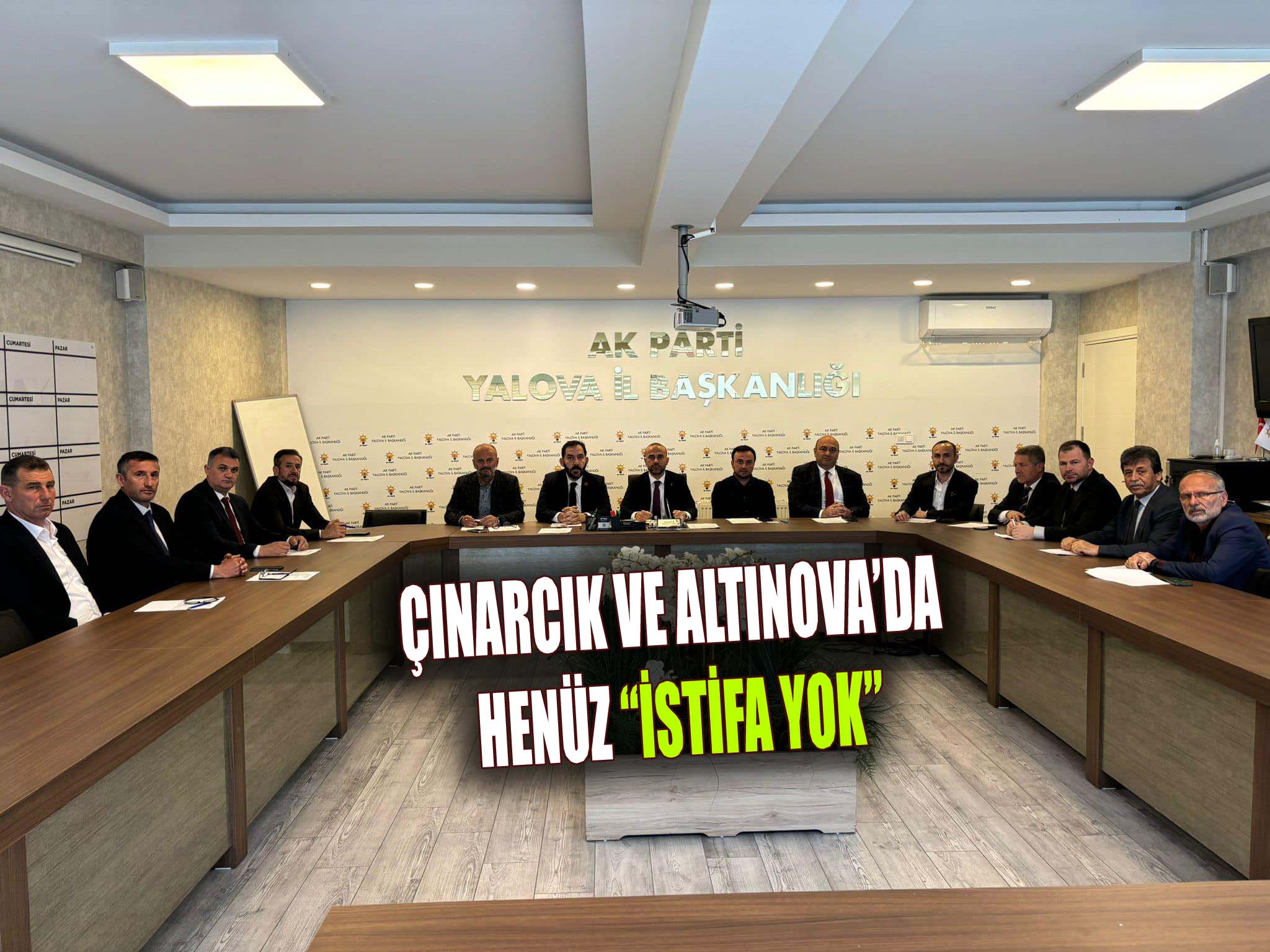 MERKEZ İLÇE VE ÇİFTLİKKÖY İLÇE BAŞKANI İSTİFA ETTİ