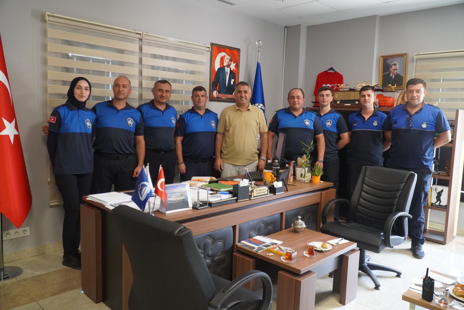 BAŞKAN YARDIMCISI AYDIN, ZABITA HAFTASINI KUTLADI