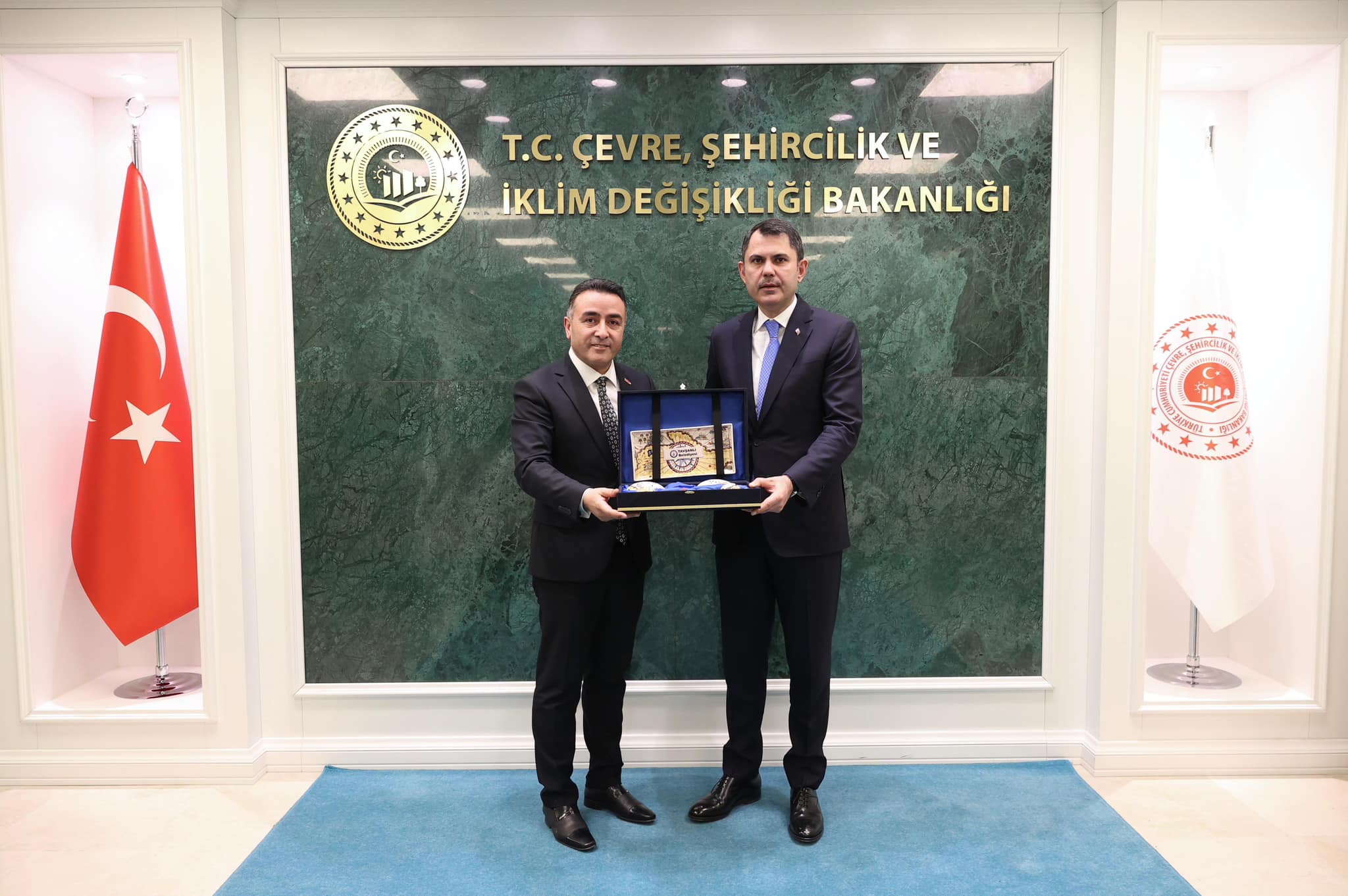 BAŞKAN KAÇAR, BAKAN KURUM’U ZİYARET ETTİ