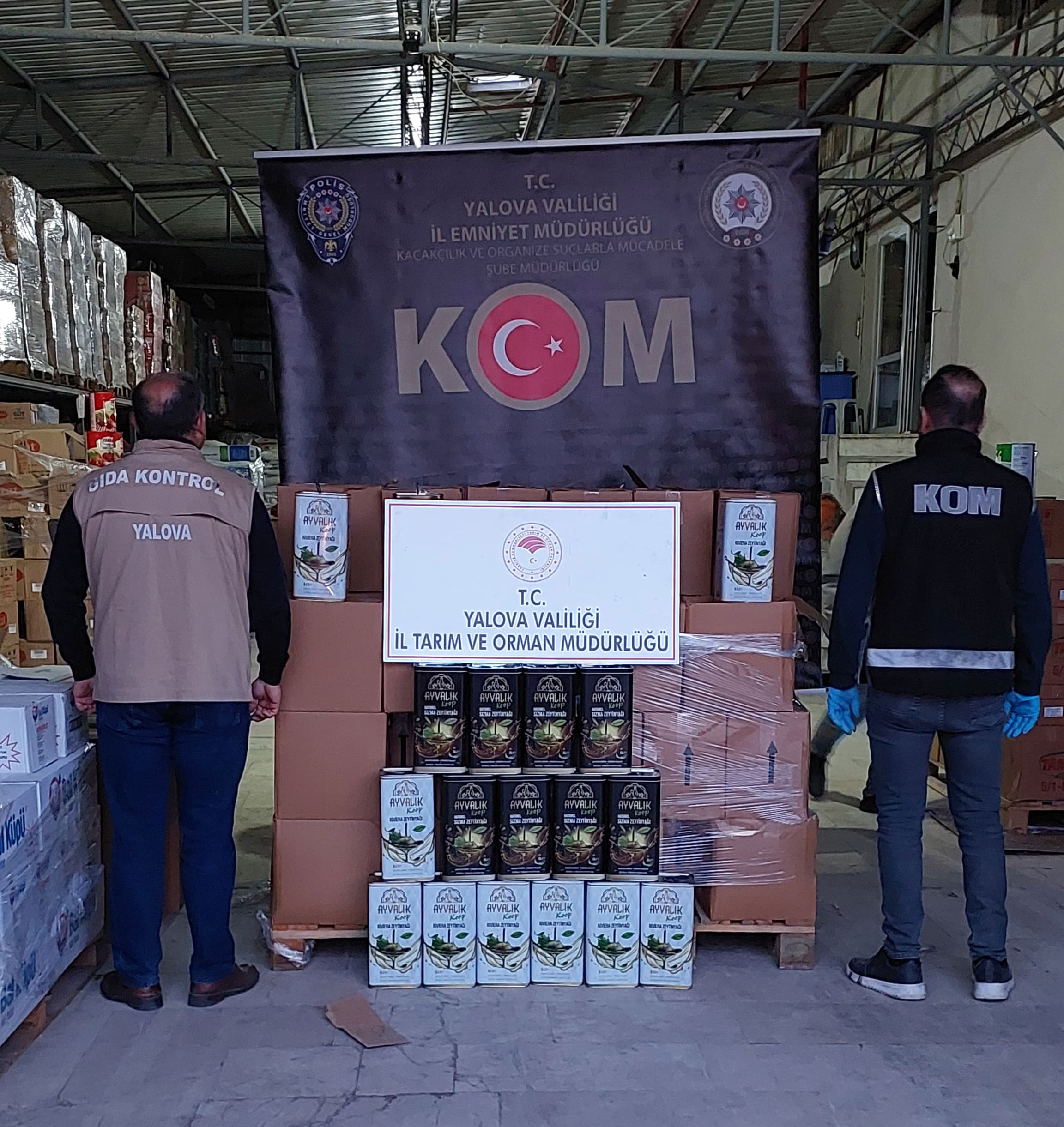 YALOVA’DA EKİM AYINDA 37 TON SAHTE ZEYTİNYAĞI YAKALANDI