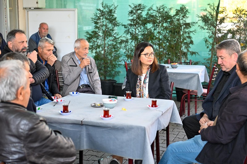 VALİ KAYA’DAN ELMALIK KÖYÜNE ZİYARET