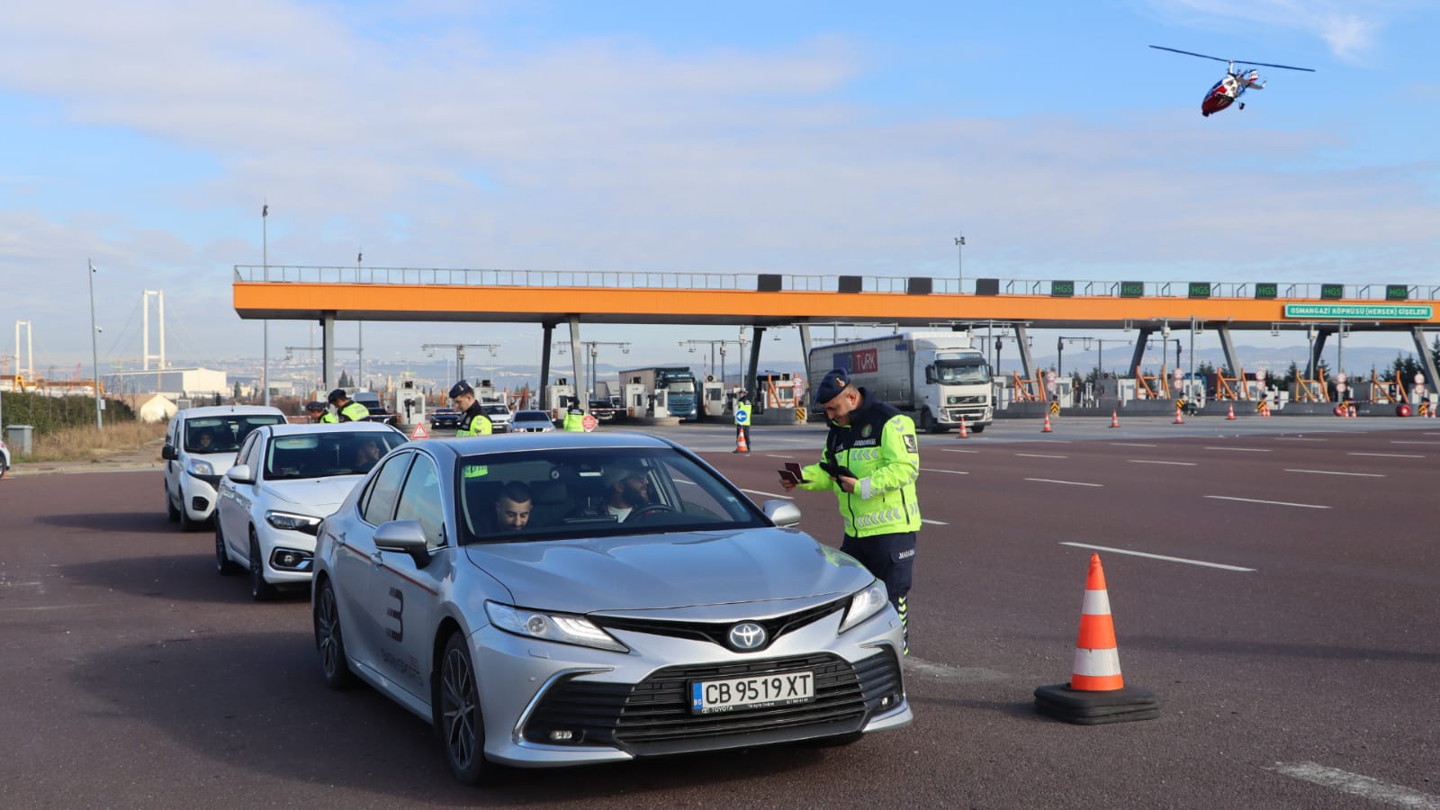 JANDARMADAN HAVADAN DENETİM SÜRÜYOR