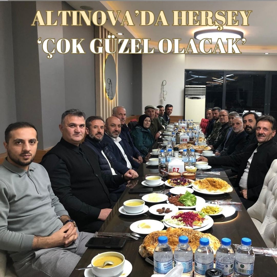‘AK ALTINOVA’ MUHTARLARLA BİR ARAYA GELDİ