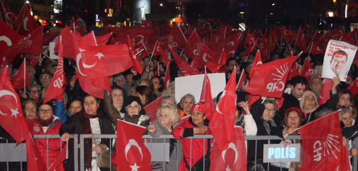YALOVA’DA, CHP’DEN İMAMOĞLU’NA DESTEK MİTİNGİ