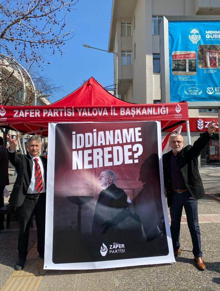ZAFER PARTİSİ ÖZDAĞ’A ÖZGÜRLÜK İSTEDİ