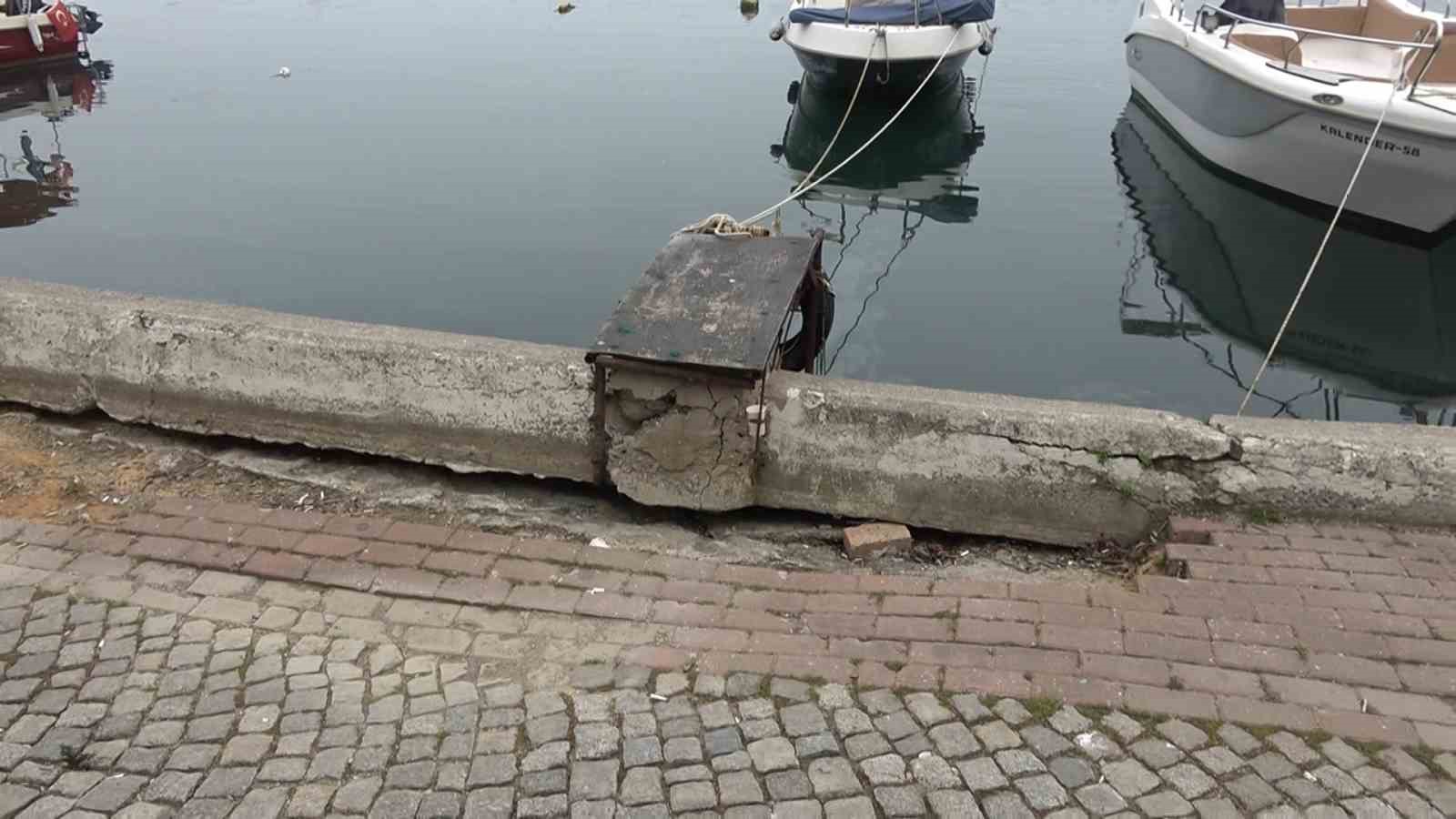 ÇÖKME YAŞANAN BALIKÇI BARINAĞINDA İNCELEME