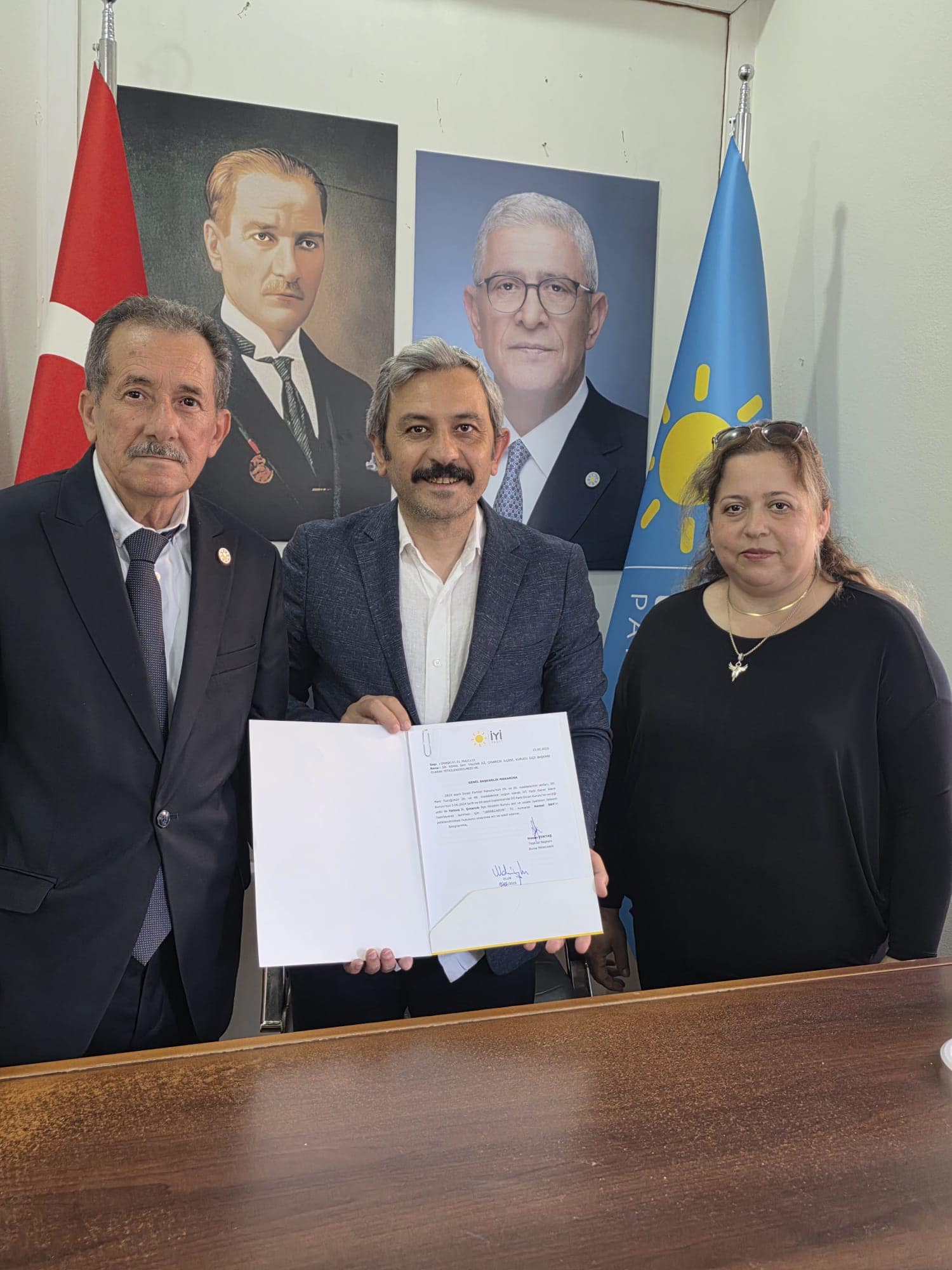 İYİ PARTİ ÇINARCIK İLÇE BAŞKANI DEĞİŞTİ