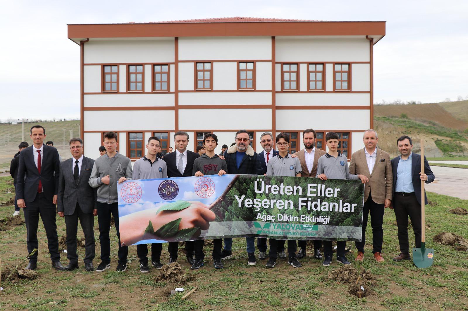 Yalova osb daha da yeşilleniyor