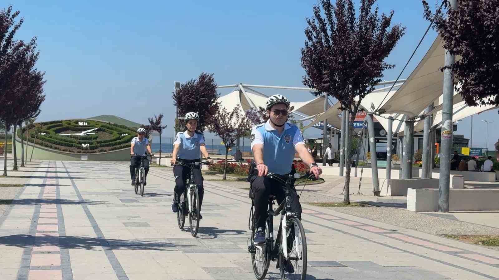 Bisikletli polis timi göreve başladı