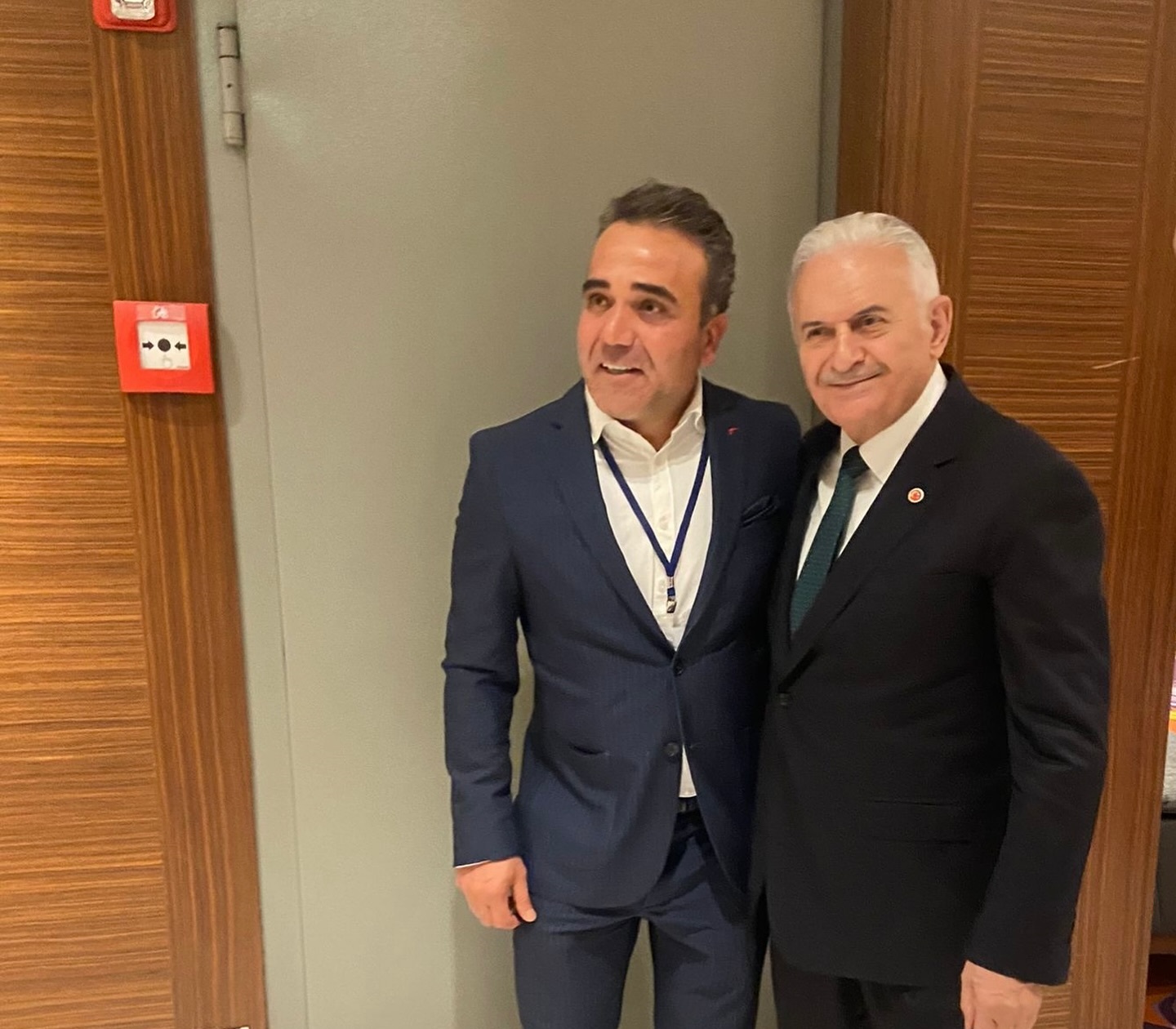 İŞ ADAMI KAYA, BİNALİ YILDIRIM İLE GÖRÜŞTÜ