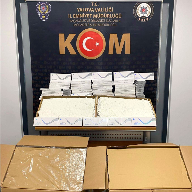 YALOVA’DA KAÇAKÇILIK OPERASYONU!