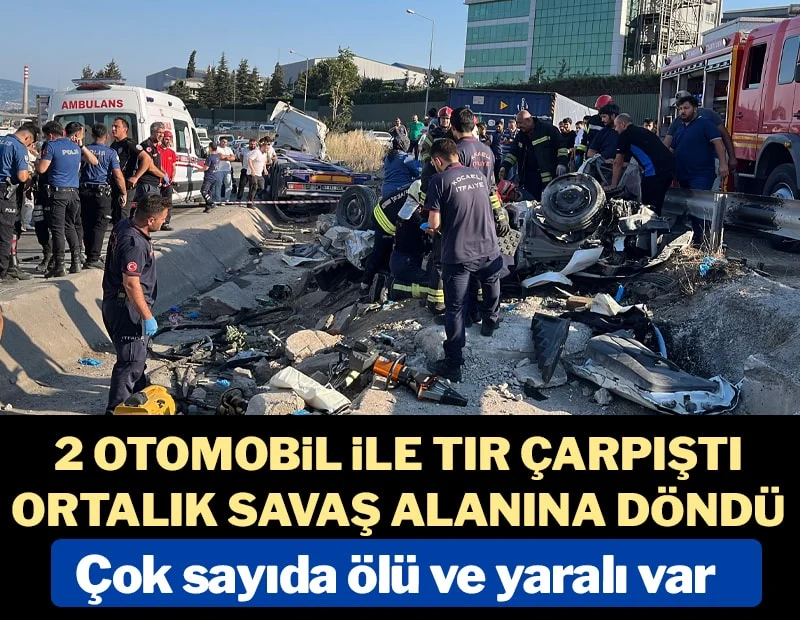 KOMŞU’DA DEHŞET TRAFİK KAZASI!