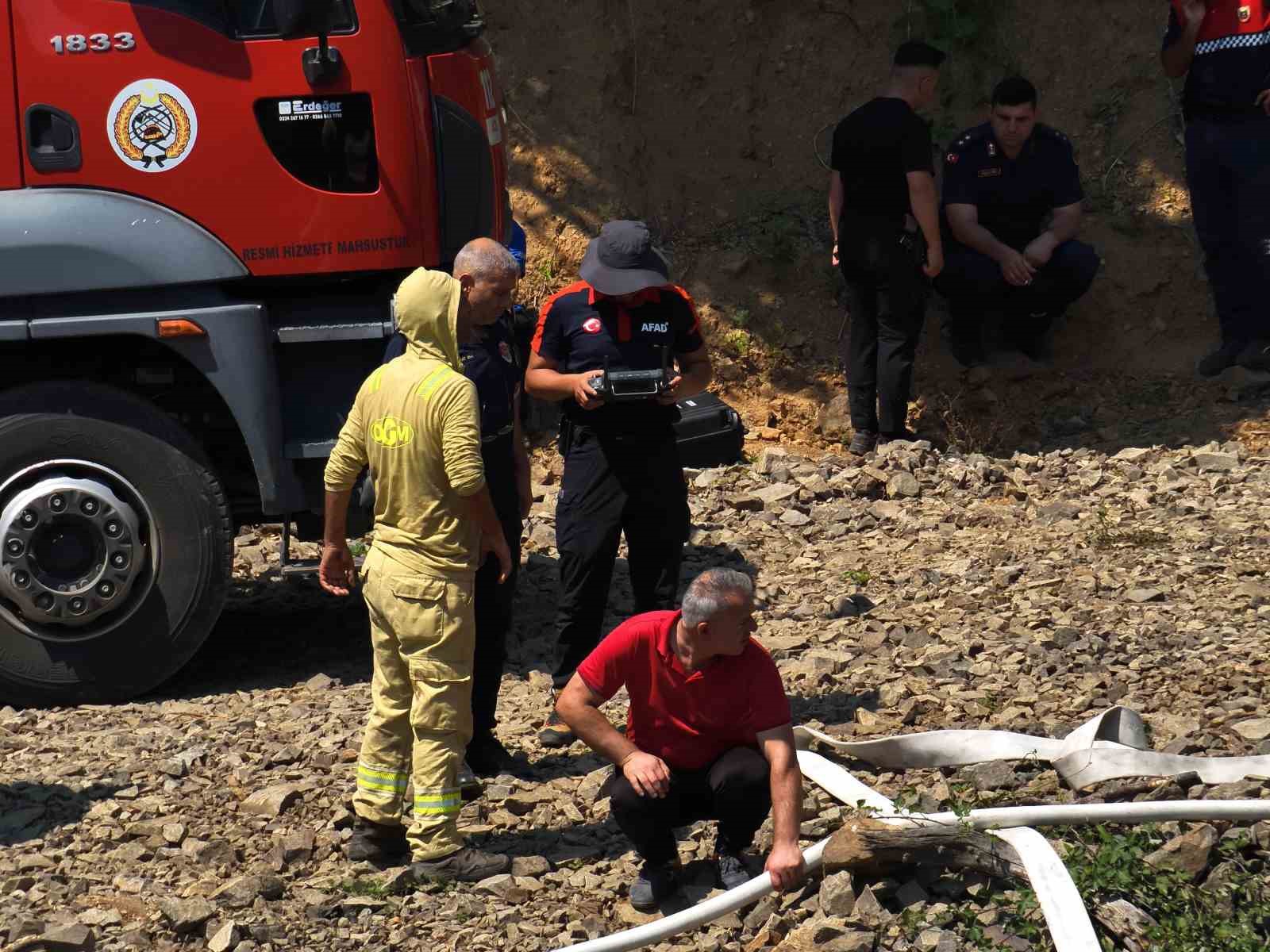 TEŞVİKİYE’DE ÇIKAN ORMAN YANGINI BÜYÜMEDEN SÖNDÜRÜLDÜ