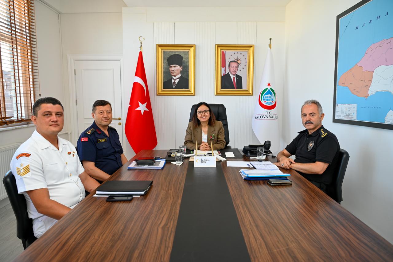 YALOVA’NIN ASAYİŞ OLAYLARI DEĞERLENDİ