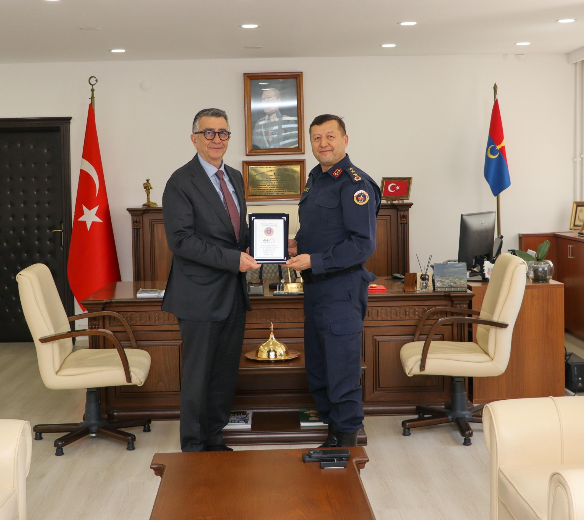 AKKİM KİMYA’DAN, İL JANDARMA KOMUTANLIĞINA ZİYARET