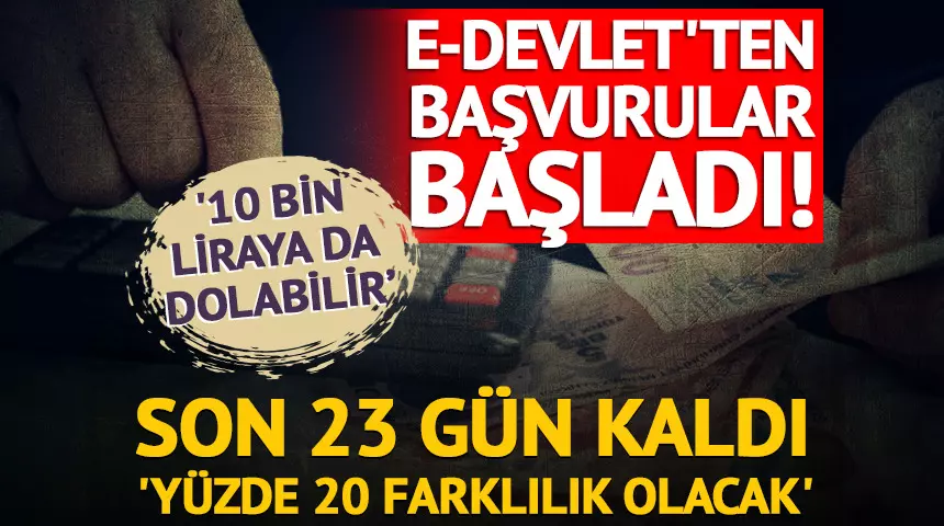 E-DEVLET’TEN YARDIM BAŞVURULARI BAŞLADI!