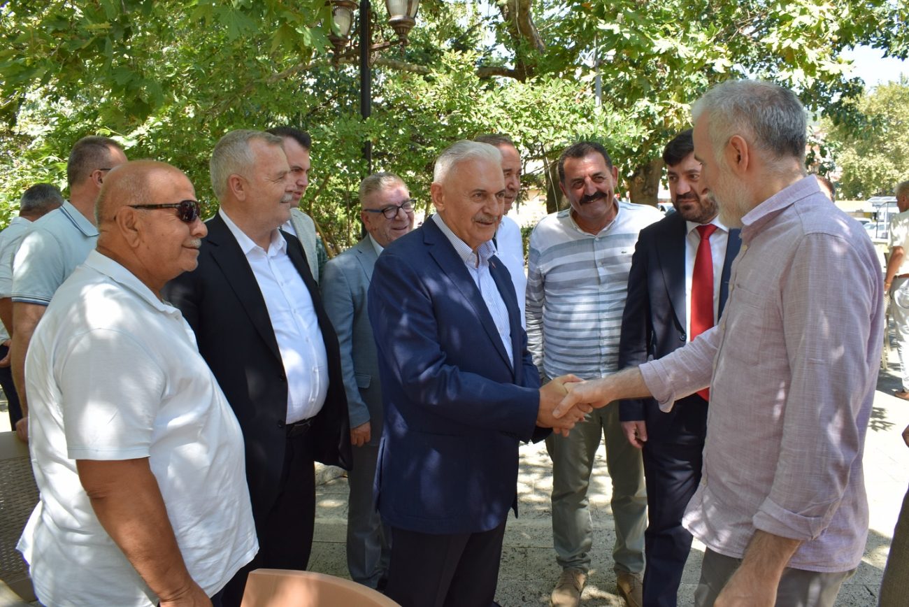 SON BAŞBAKAN YILDIRIM'DAN ARMUTLU ÇIKARMASI