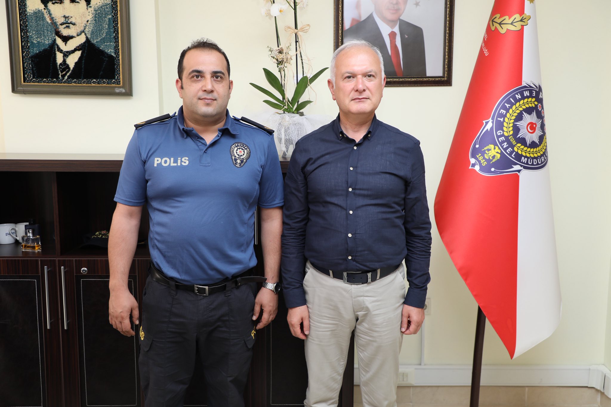 BAŞKAN ÇALIK’TAN, YENİ GÖREVLİLERE HAYIRLI OLSUN ZİYARETİ