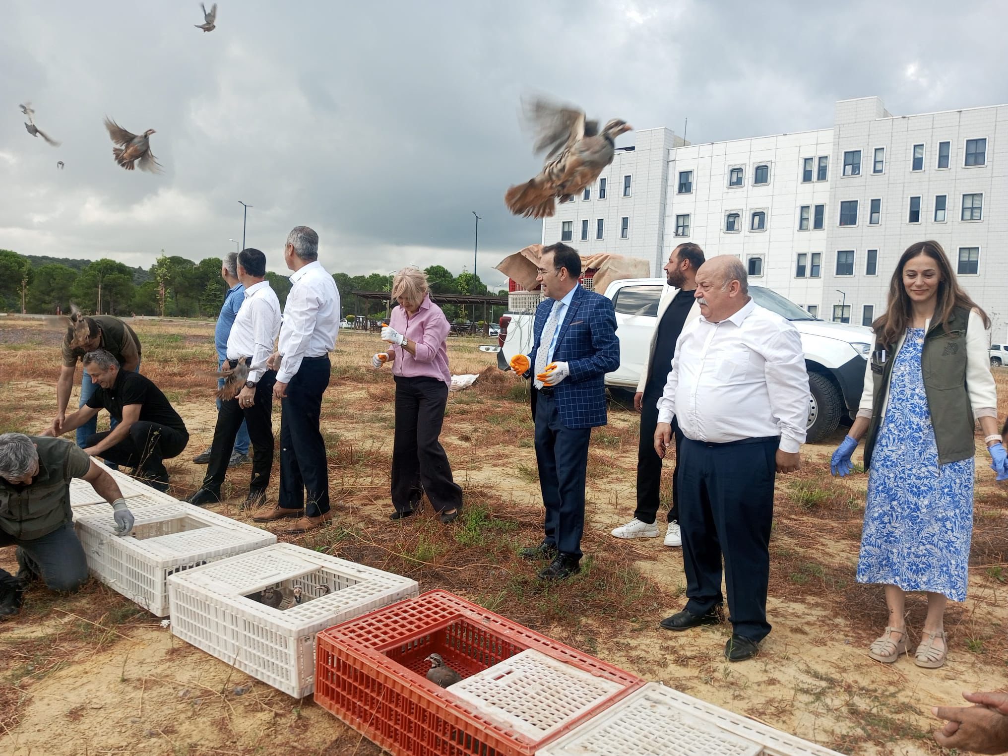 ÜNİVERSİTEDE KEKLİK SALIM ETKİNLİĞİ