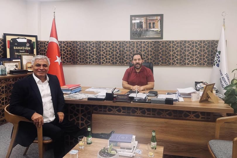 FEDERASYON BAŞKANI ERKOÇ’TAN, İL GENEL MECLİS BAŞKANI SOYGÜZEL’E ZİYARET