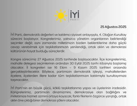 İYİ PARTİ'DE ÜYE LİSTELERİ ASKIYA ÇIKTI