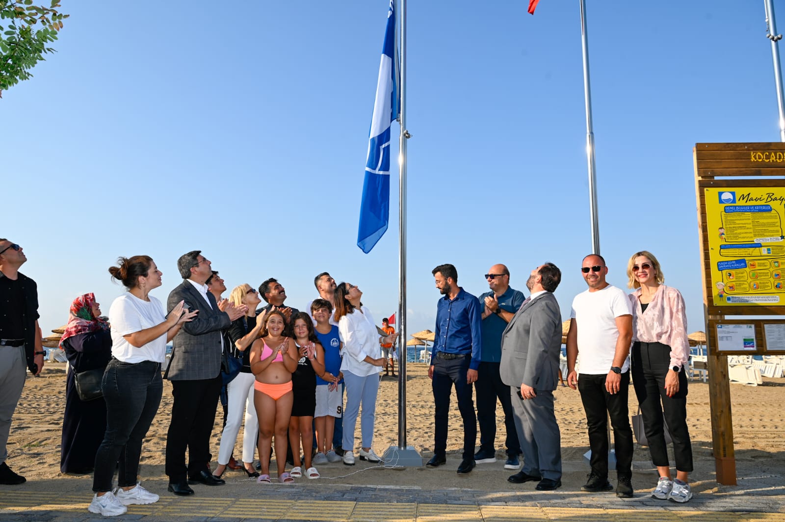 KOCADERE PLAJINA MAVİ BAYRAK GURURU