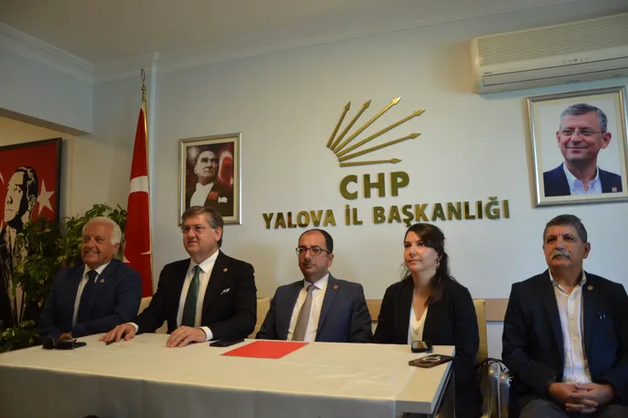 CHP’Lİ VEKİLLER SAHA ÇALIŞMALARI İÇİN YALOVA’DA