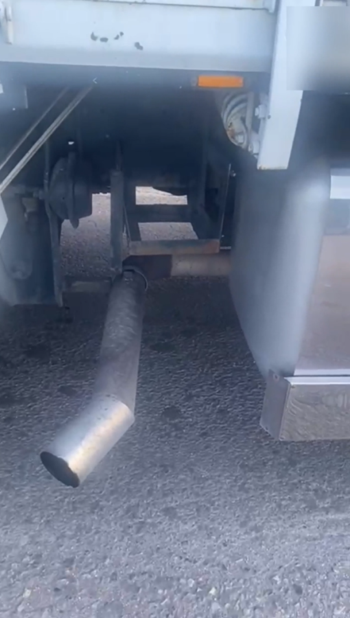 ABARTI EGZOZ TAKTI, 11 BİN 434 LİRA CEZA YEDİ!