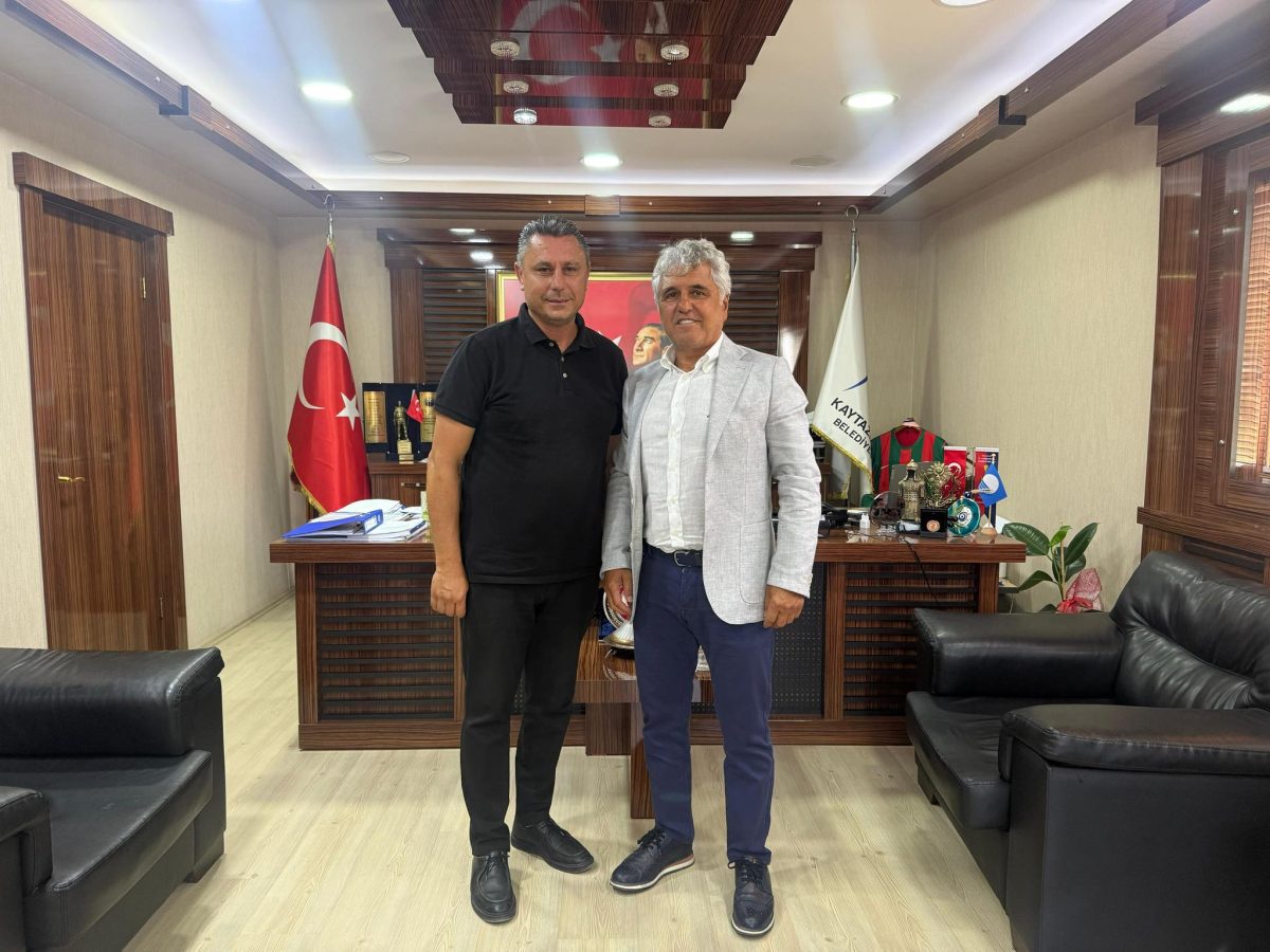 İŞ ADAMI ATASEVEN'DEN, KAYTAZDERE BELEDİYESİ'NE ZİYARET
