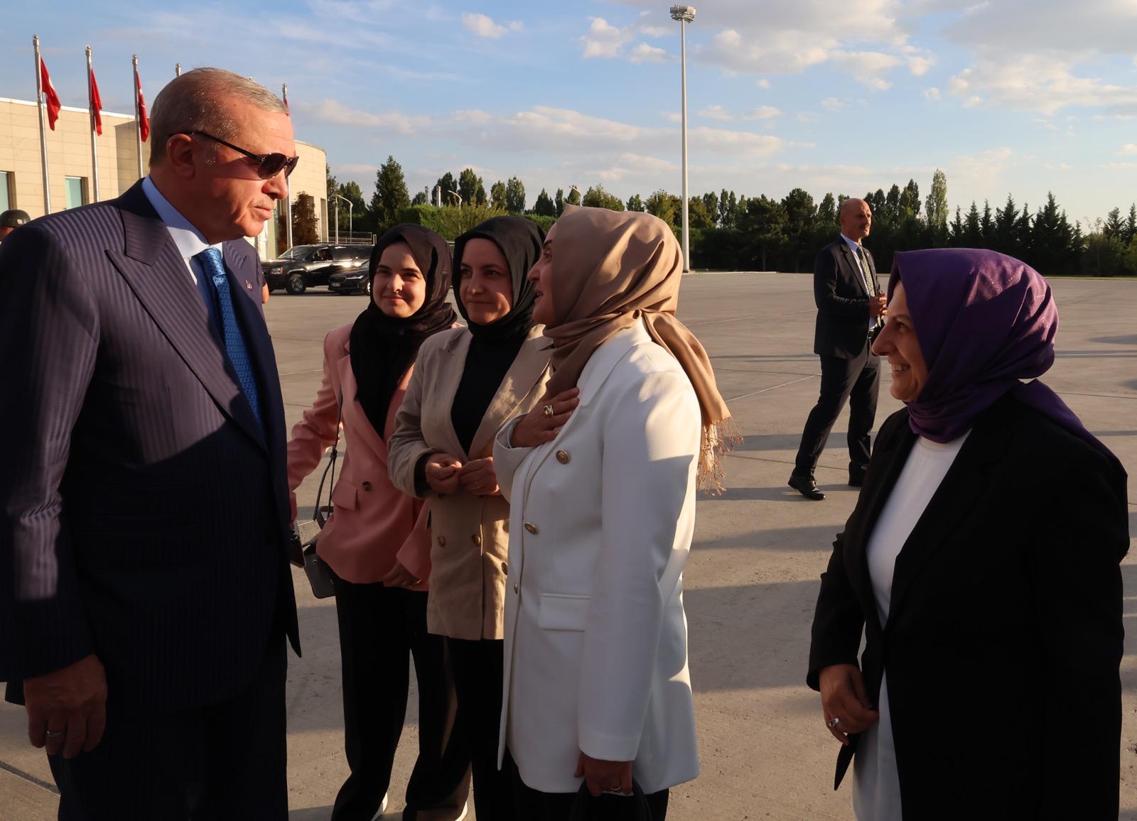 MKYK ÜYESİ YILMAZ, CUMHURBAŞKANI ERDOĞAN İLE GÖRÜŞTÜ