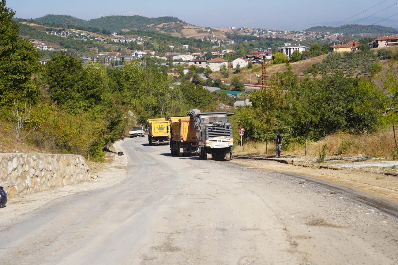 KADIKÖY KURTKÖY YOLU ASFALTLANIYOR