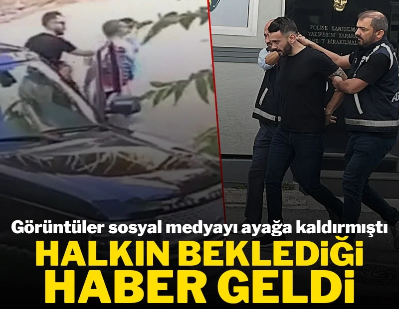 ÇOCUKLARININ YANINDA BABAYA TOKAT ATAN MAGANDA TUTUKLANDI!