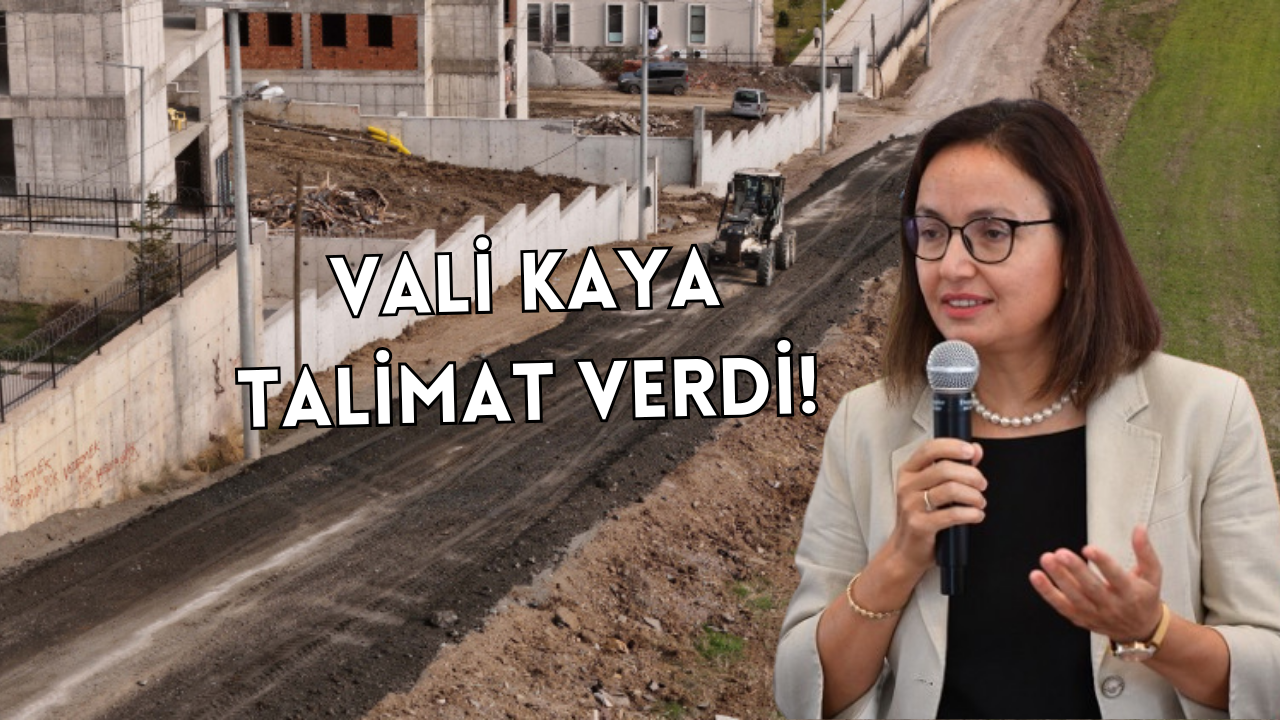 KYK KIZ ÖĞRENCİ YURDU’NUN YOLU İYİLEŞTİRİYOR