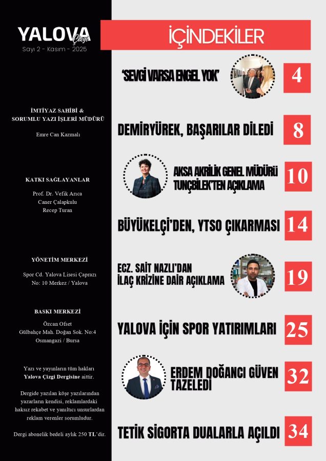 KASIM AYI SAYIMIZ YAYINDA.. E-DERGİ İÇİN TIKLAYIN! 7 5 IC SAYFA page 0001