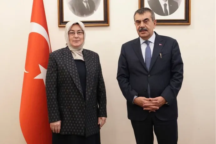 MİLLETVEKİLİ AKYOL’DAN, BAKAN TEKİN’E ZİYARET.. YENİ OKUL PROJESİ GÜNDEME ALINDI