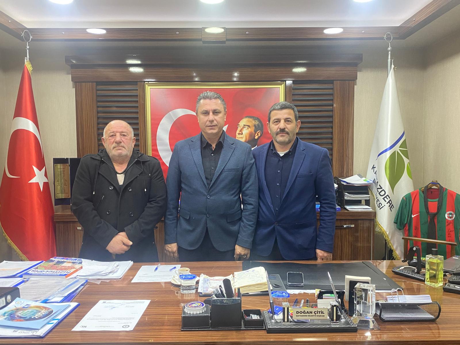 ESNAF ODASI BAŞKAN ADAYI AYYILDIZ’DAN, BAŞKAN ÇİTİL VE CANBAY’A ZİYARET