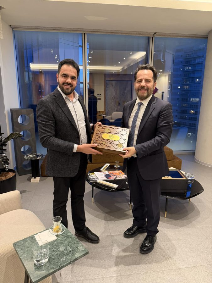 BAŞKAN ÖZER’DEN, İŞ ADAMI ERDEN TİMUR’A ZİYARET