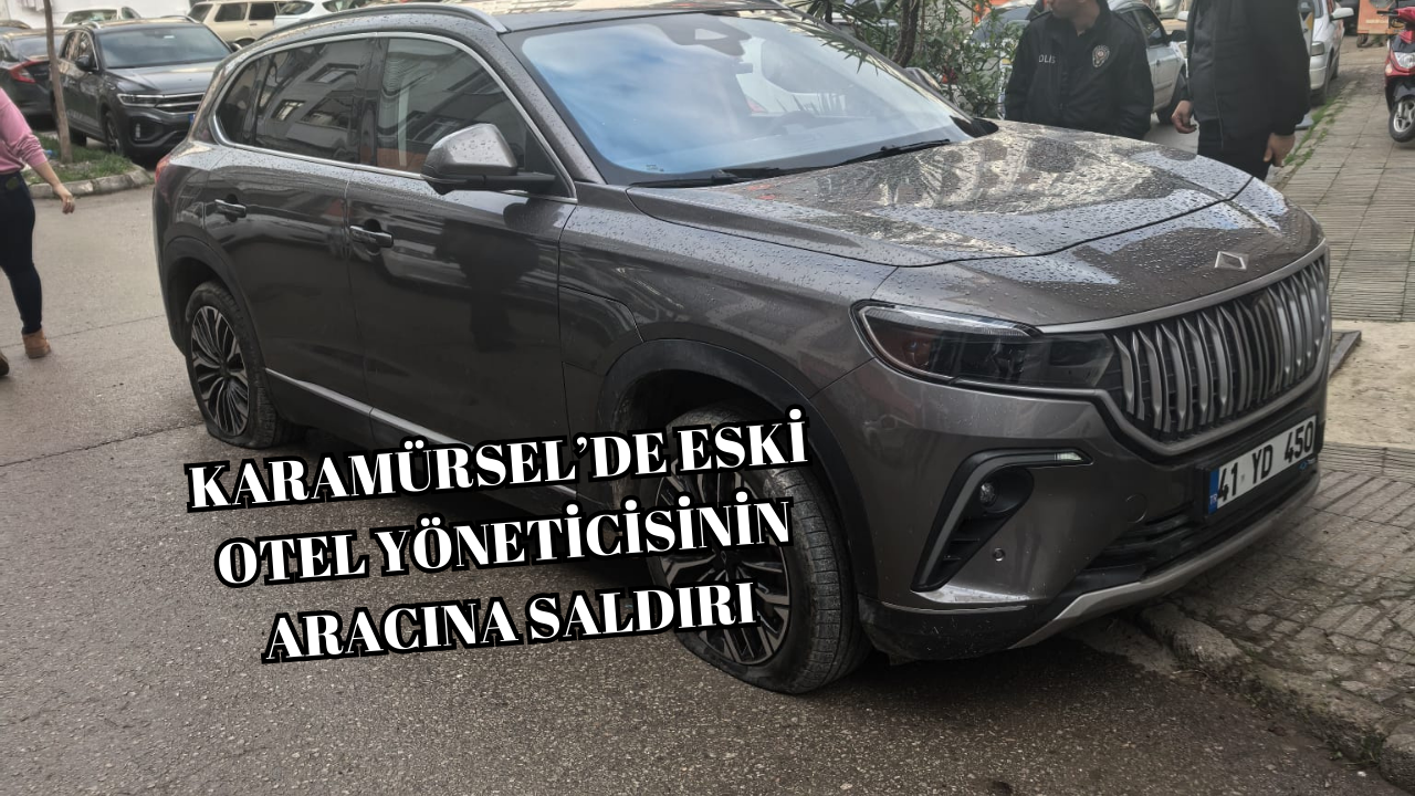 LASTİKLER PATLATILDI, ARACA ÇİZİKLER ATILDI!