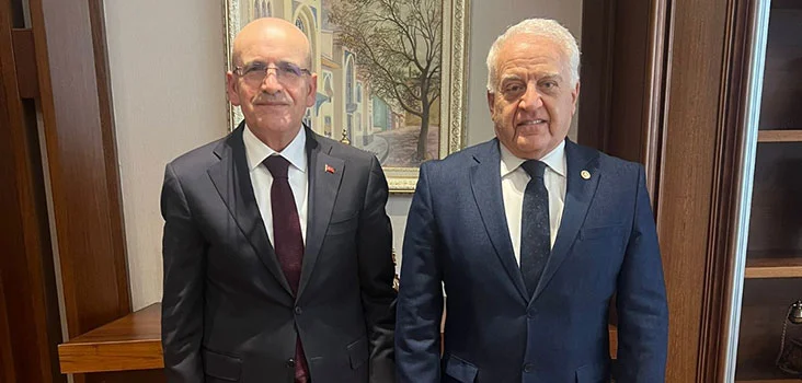 VEKİL BECAN, BAKAN MEHMET ŞİMŞEK’LE GÖRÜŞTÜ